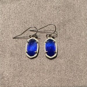 Kendra Scott Lee Cobalt Blue Drop Earrings